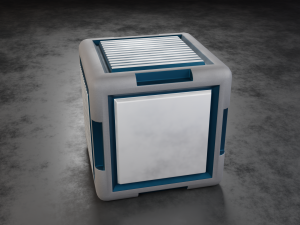 sci-fi cube 3D मॉडल