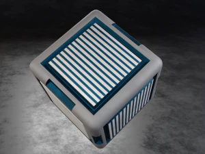 cubo de fic&ccedil;&atilde;o cient&iacute;fica Modelo 3D