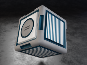 sci-fi cube 3D मॉडल