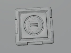 cubo de fic&ccedil;&atilde;o cient&iacute;fica Modelo 3D