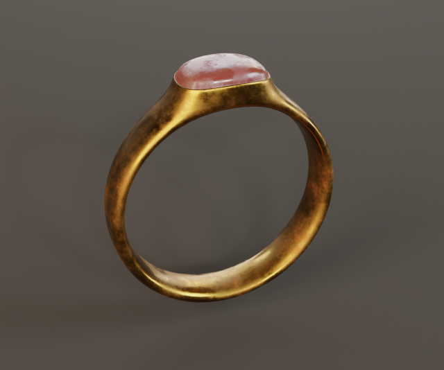 old ring Modelo 3D .c4d .max .obj .3ds .fbx .stl .blend 