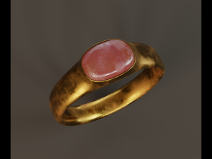 old ring Modelo 3D