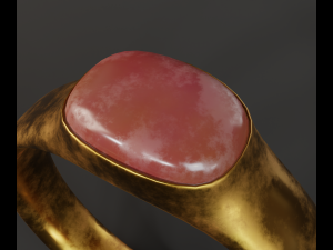 old ring Modelo 3D