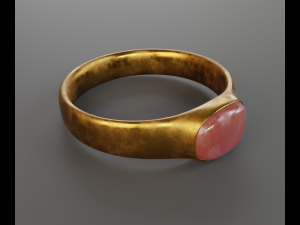 old ring Modelo 3D