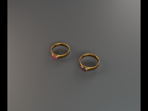 old ring Modelo 3D