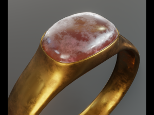 old ring Modelo 3D