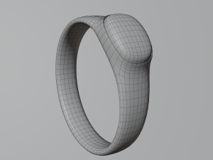 old ring Modelo 3D