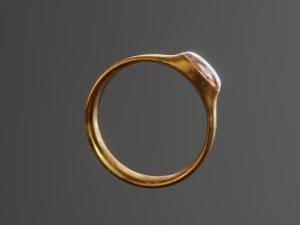 old ring Modelo 3D