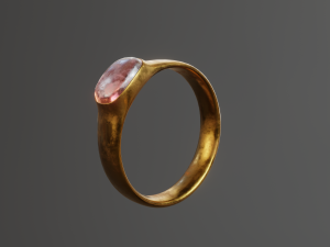 old ring Modelo 3D