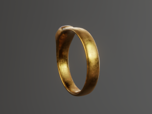 old ring Modelo 3D