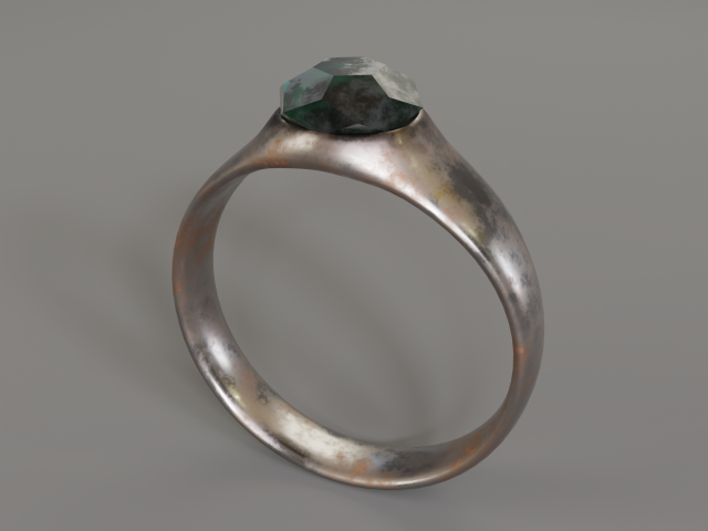 old ring 2 Modelo 3D .c4d .max .obj .3ds .fbx .stl .blend 