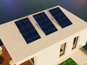 modern house scene Model 3D