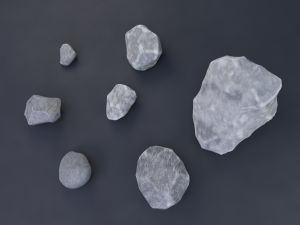 rock pack 3D 模型