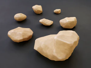 rock pack 3 3D Model