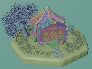 fantasy tavern scene 3D Model