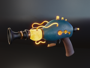 sci-fi pistol 3D मॉडल