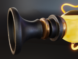 sci-fi pistol 3D Model