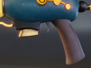 sci-fi pistol 3D Model