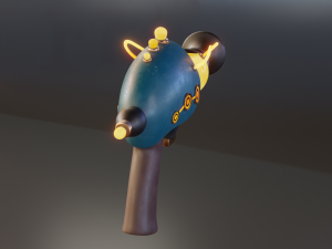 sci-fi pistol 3D Model