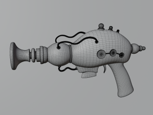 sci-fi pistol 3D Model