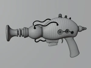sci-fi pistol 3D Model