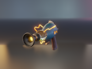 sci-fi pistol 3D Model