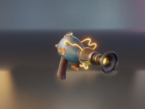 sci-fi pistol 3D Model