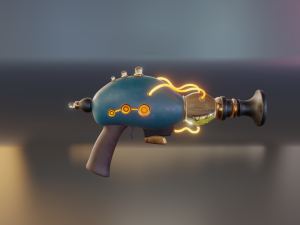 sci-fi pistol 3D Model