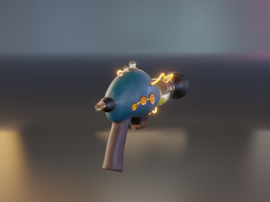 sci-fi pistol 3D Model