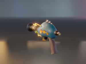 sci-fi pistol 3D Model