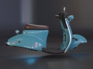 hover bike scooter 3D Model