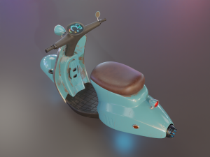hover bike scooter 3D Model
