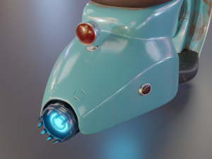 hover bike scooter 3D Model