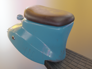 hover bike scooter 3D Model
