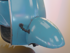 hover bike scooter 3D Model