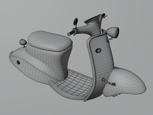 hover bike scooter 3D Model