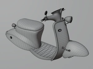 hover bike scooter 3D Model