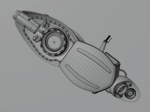 hover bike scooter 3D Model