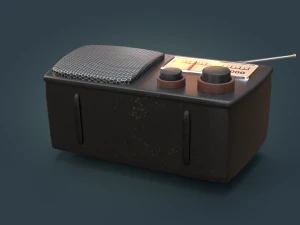radio simple 3D Model