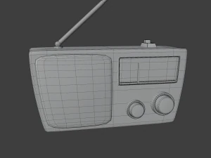 radio simple 3D Model
