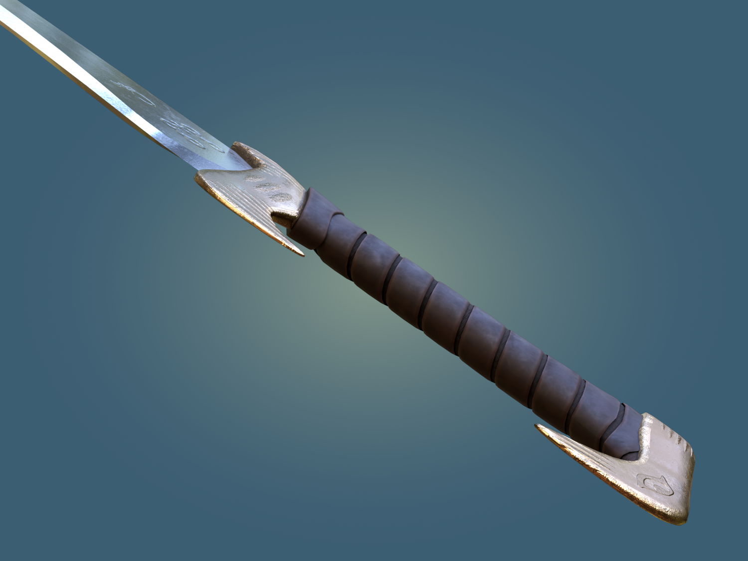 Sword 3d model. Eagle Sword.