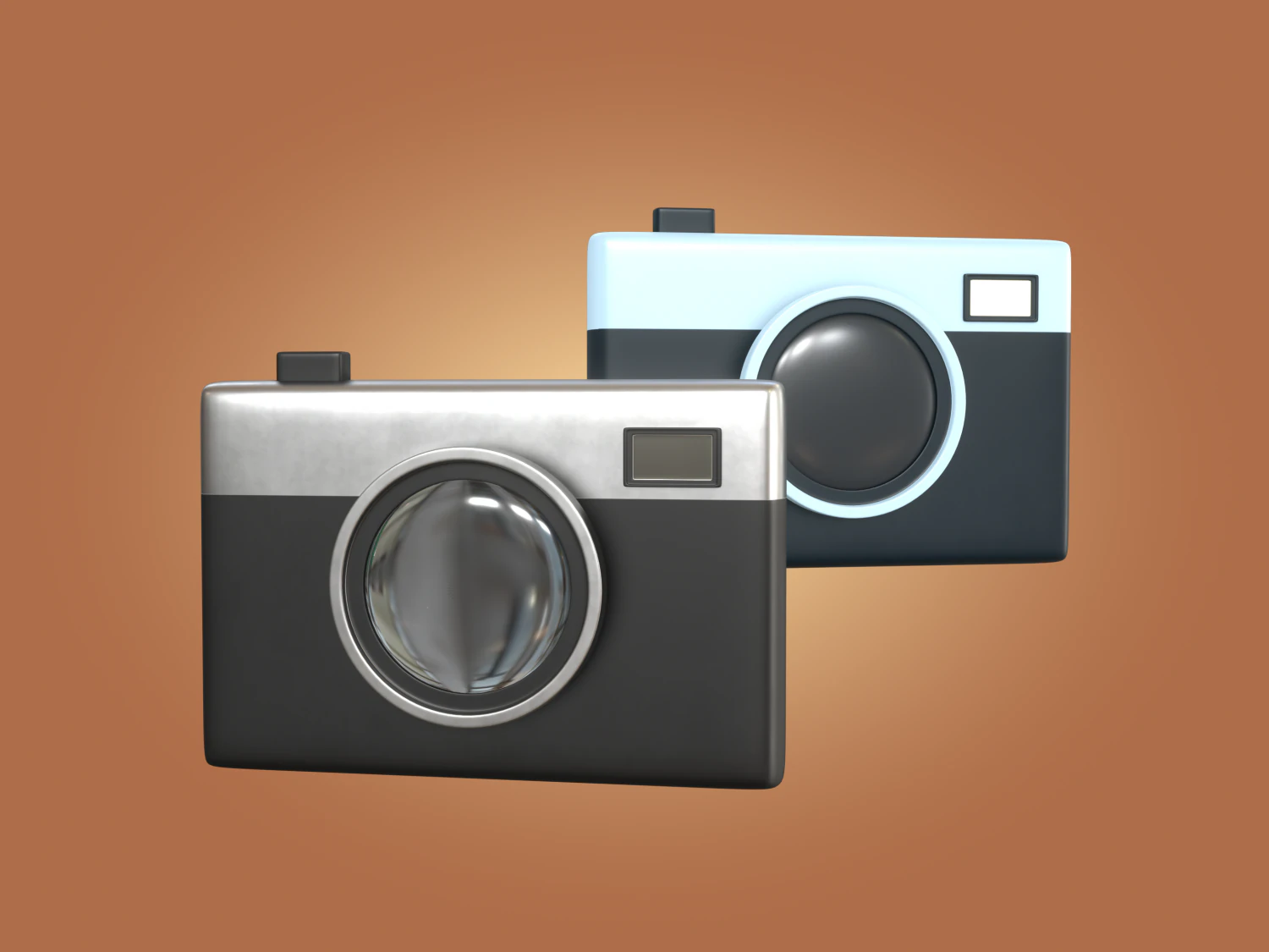 camera 3d icon 3D Model .c4d .max .obj .3ds .fbx .stl .blend 