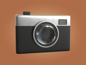 camera 3d icon 3D Model