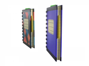 notebook 3D Model