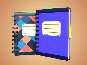 notebook 3D Model