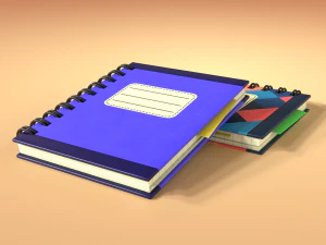 notebook 3D Model