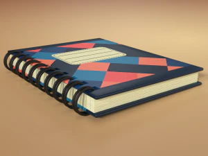 notebook 3D Model