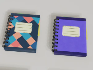 notebook 3D Model