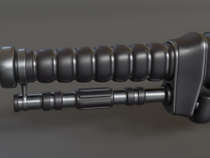 sci-fi rifle Modelo 3D