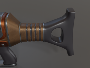 sci-fi rifle Modelo 3D
